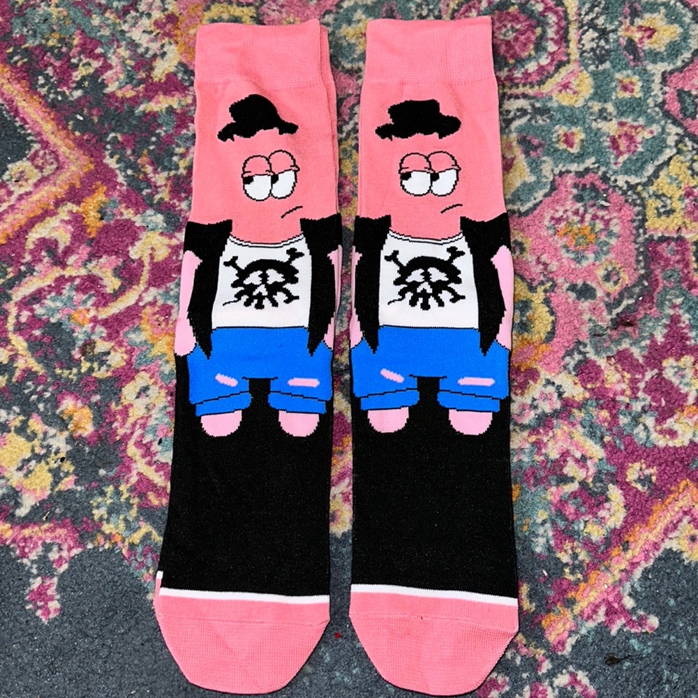 2 Nickelodeon’s Patrick: Cartoon Character Socks